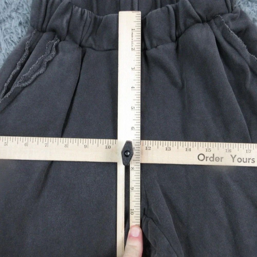 Elan Pants Womens XS Black Wide Leg French Terry Lounge Sweatpants 22x30.5* - Picture 4 of 13